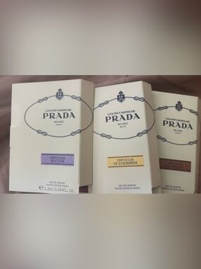 Lot of 3 PRADA Milano Eau De Parfum vaporsateur spray
